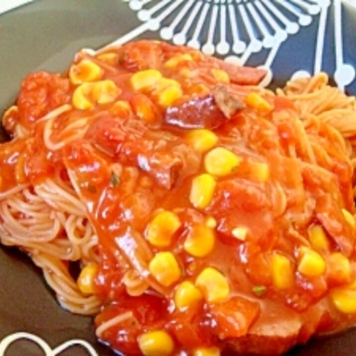 トマト缶で手軽に トマトソースパスタ レシピ 作り方 By えだまめ大好き 楽天レシピ トマト缶で手軽に トマトソースパスタ レシピ 作り方 By えだまめ大好き 楽天レシピ